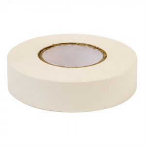 Лента изоляционная ПВХ 15x0,13 10м в рулоне Белая