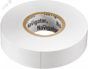 Изолента ПВХ белая 15мм 10м