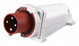 Вилка кабельная стационарная 63А 3Р+РЕ IP67