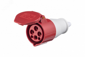 Розетка кабельная 16А 3Р+PE IР44