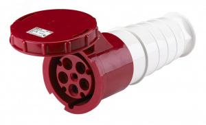 Розетка кабельная 63А 3Р+PE+N IР67