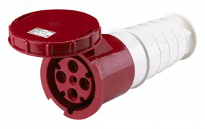 Розетка кабельная 63А 3Р+PE IР67