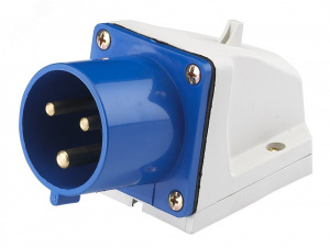 Вилка кабельная 32А 2Р+РЕ IP44