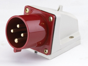 Вилка кабельная 32А 3Р+РЕ IP44