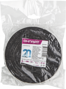 Изолента ХБ черная 20мм 30м 375г. Онлайт